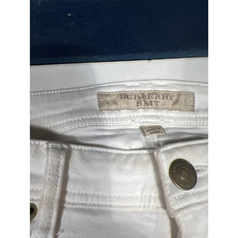 BURBERRY BRIT Woman White Jeans - Picture 2 of 6